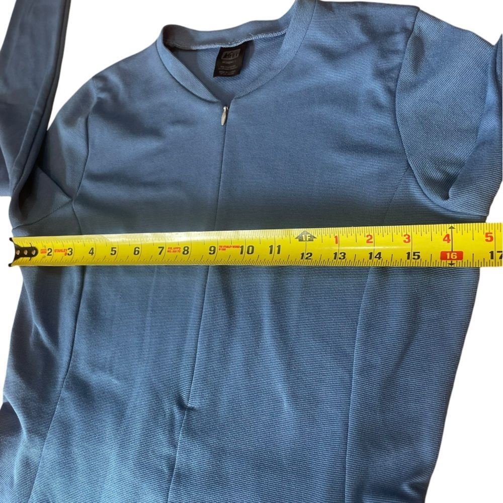 REI Long Sleeve Shirt Top Hiking Running Active Layers Womens Size Small In Blue - Picture 10 of 11